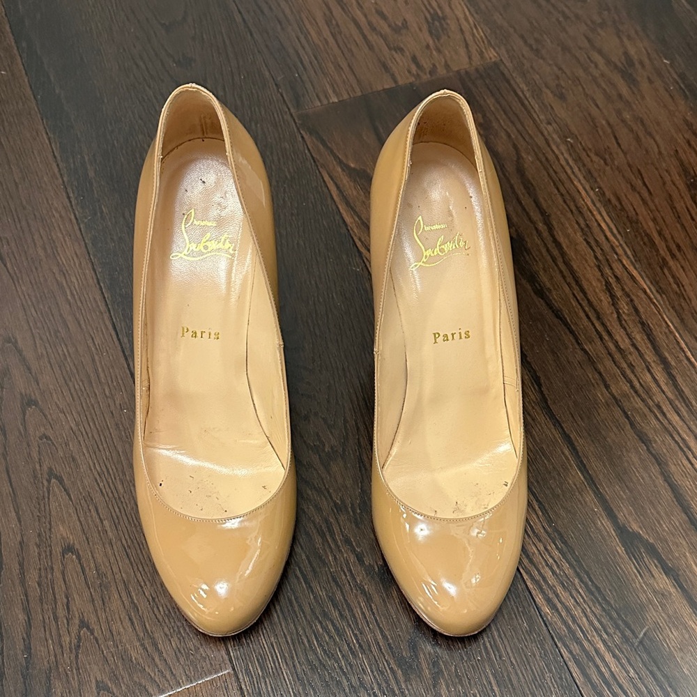 Christian Louboutin Nude Patent Leather